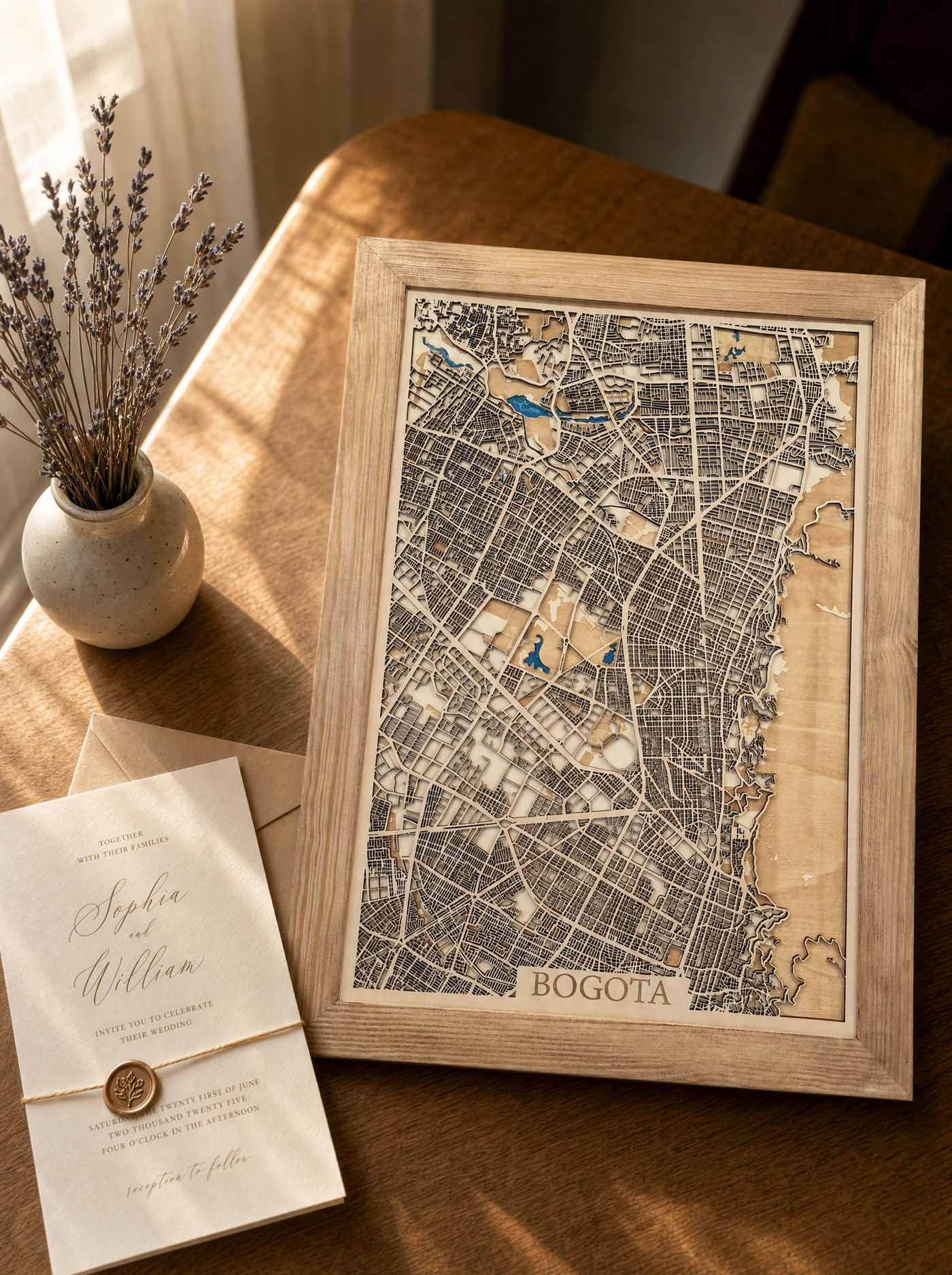 Unique Birthday Gift - Custom 3D Wooden City Map of Their Hometown