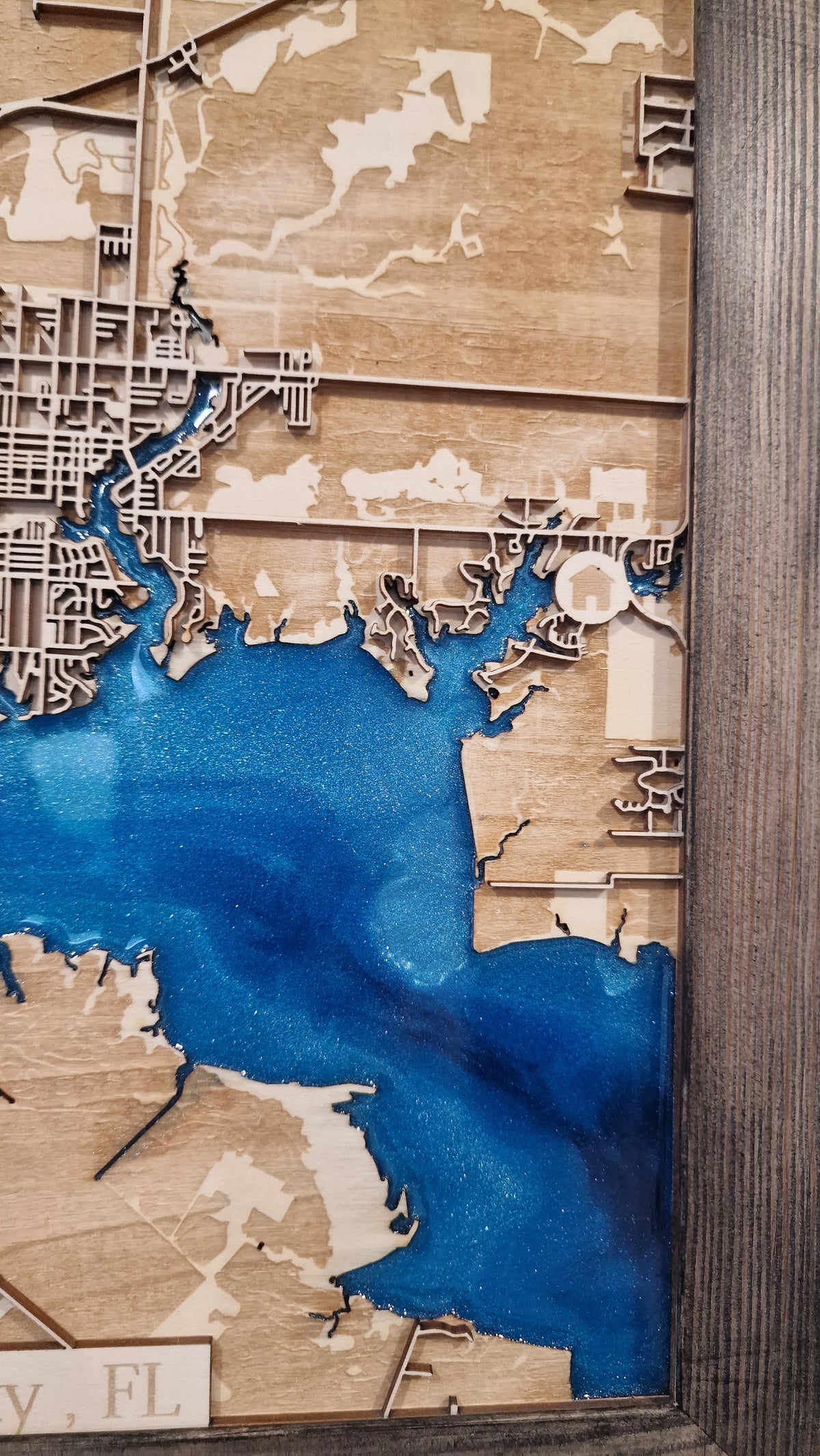 Real 3-Tone Epoxy Resin Water