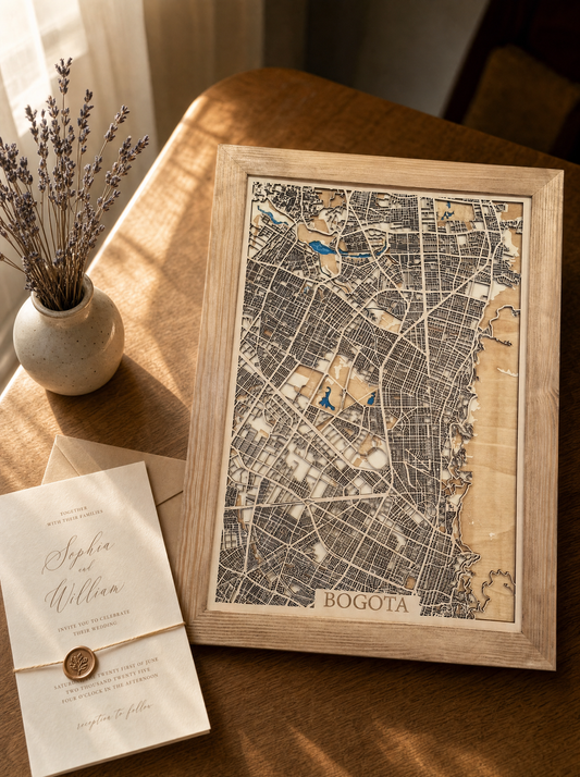 Unique Birthday Gift - Custom 3D Wooden City Map of Their Hometown