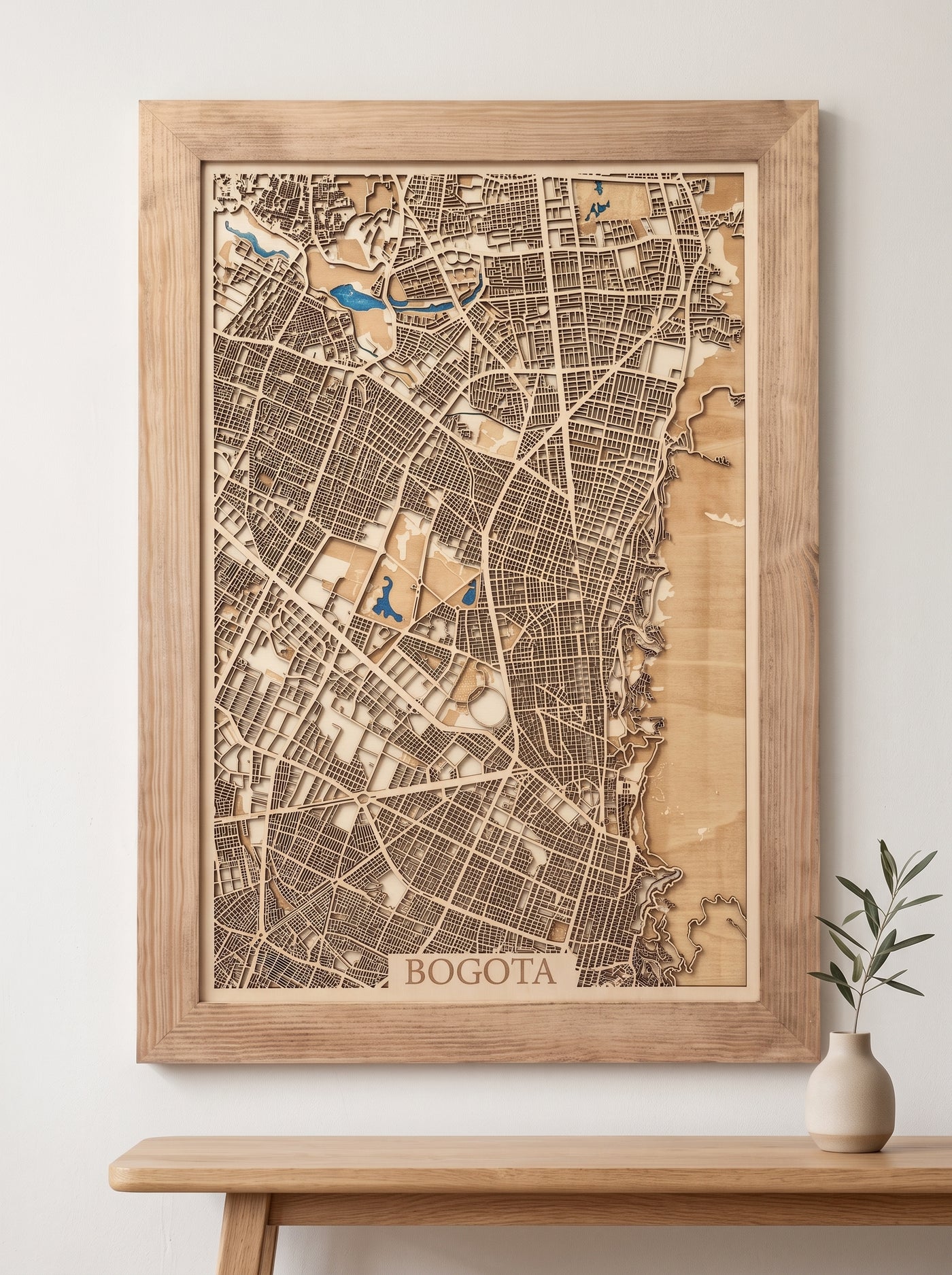 Unique Birthday Gift - Custom 3D Wooden City Map of Their Hometown